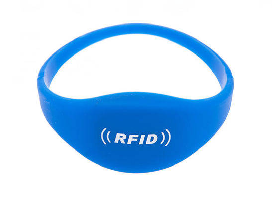 Pulsera impermeable de NFC RFID del silicón 13.56MHz de la aptitud