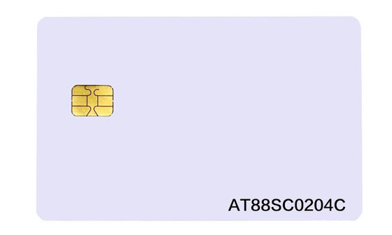 Contacto Smart Card del PVC ISO 7816 CR80 AT88SC0204C