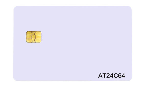 Memoria pre impresa IC AT24C64 Chip Contact Card del PVC